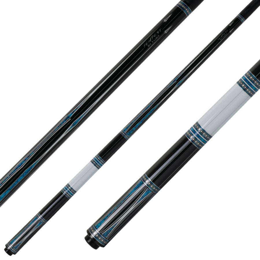 Billardqueue, Pool, Tempest 1 by Fury, C1 Max Carbon Oberteil, 12.5mm, 3/8x10
