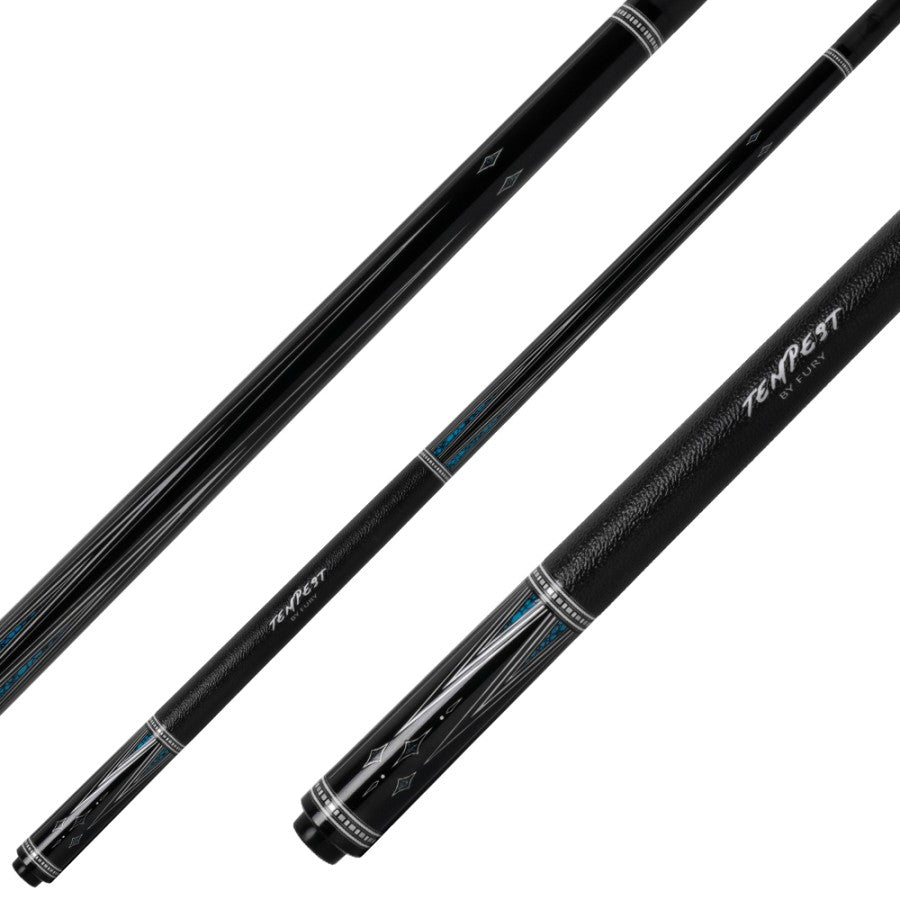 Billardqueue, Pool, Tempest 3 by Fury, C1 Max Carbon Oberteil, 12.5mm, 3/8x10