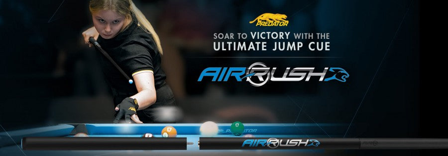 Billardqueue, Pool, Predator Air Rush NW, Jump, dreiteilig, Uni-Loc