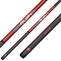 Billardqueue, Pool, Predator Air Rush Red SW, Jump, Sport Wrap, dreiteilig, Uni-Loc