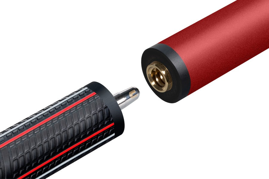 Billardqueue, Pool, Predator Air Rush Red SW, Jump, Sport Wrap, dreiteilig, Uni-Loc
