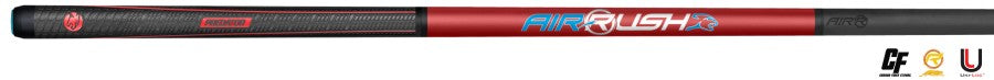 Billardqueue, Pool, Predator Air Rush Red SW, Jump, Sport Wrap, dreiteilig, Uni-Loc