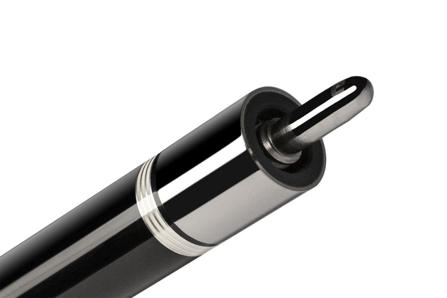 Billardqueue, Pool, Predator 9K-1, Uni-Loc, Centro Oberteil, schwarzer dünner Ring, 12,4 mm UL