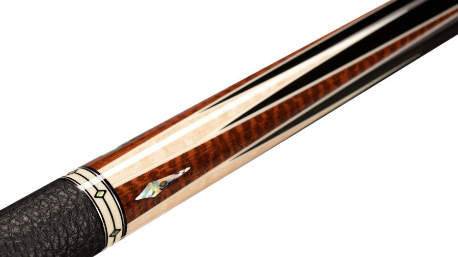 Billardqueue, Pool, Predator IKON 4-1, Uni-Loc, Centro Oberteil, schwarzer dünner Ring, 12,4 mm UL