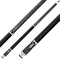 Billardqueue, Pool, Predator IKON 4-5, Uni-Loc, Centro Oberteil, schwarzer dünner Ring, 12,4 mm UL