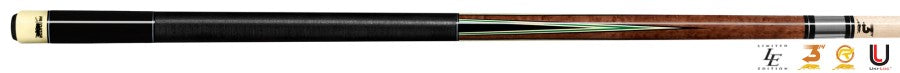 Billardqueue, Pool, Predator Classics K Series LE R1, Uni-Loc, Centro Oberteil, schwarzer dünner Ring, 12,4 mm UL