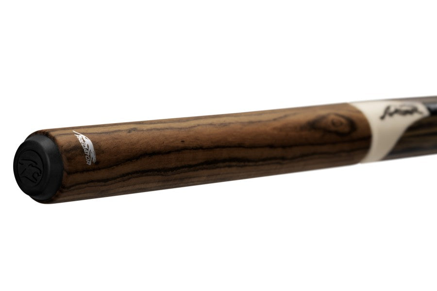 Billardqueue, Pool, P3 Revo Bocote LL, Uni-Loc, inkl. 8 inch QR2 extension, Bocote, Centro Oberteil, schwarzer dünner Ring, 12,4 mm UL