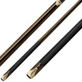 Billardqueue, Pool, P3 Revo Bocote LL, Uni-Loc, inkl. 8 inch QR2 extension, Bocote, Centro Oberteil, schwarzer dünner Ring, 12,4 mm UL