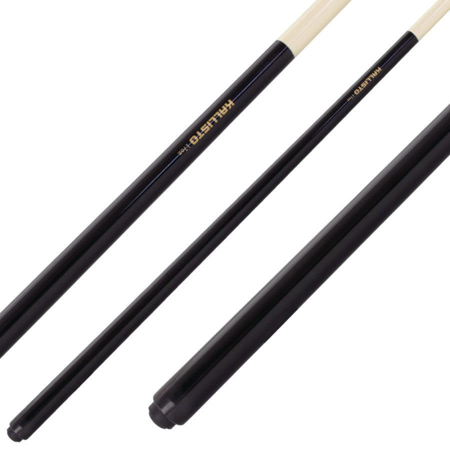 Billardqueue, Snooker, Kallisto KA-1, schwarz, einteilig, Klebeleder