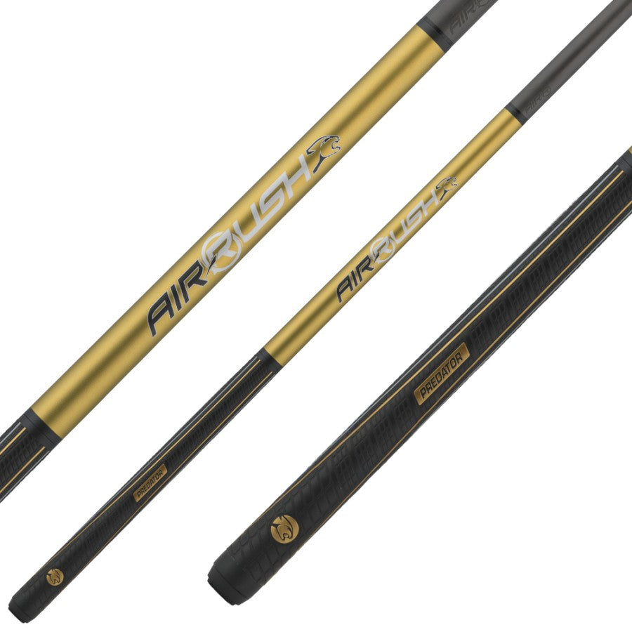 Billardqueue, Pool, Predator Air Rush Gold SW, Jump, Sport Wrap, dreiteilig, Uni-Loc