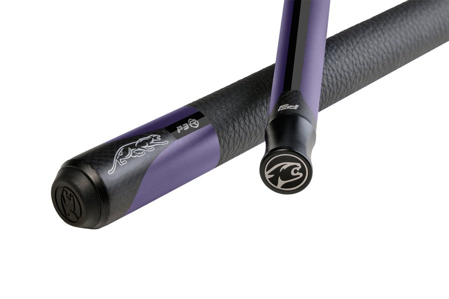 Billardqueue, Pool, Predator P3 Revo Purple LL, Uni-Loc, 314-3 Oberteil, schwarzer Ring, UL