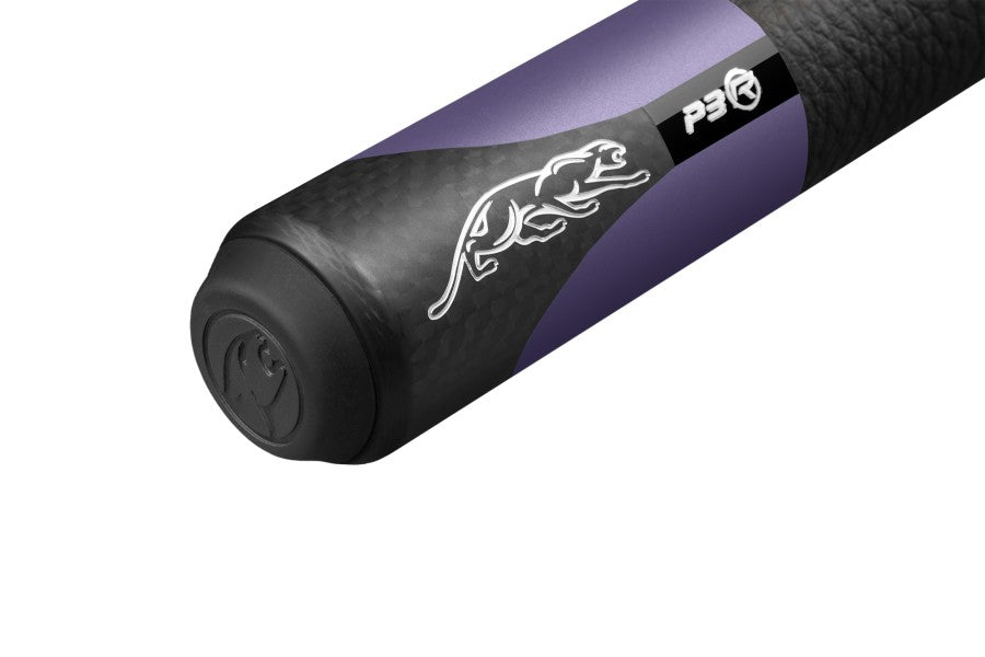 Billardqueue, Pool, Predator P3 Revo Purple LL, Uni-Loc, Z-3 Oberteil, schwarzer dünner Ring, 30 inch UL