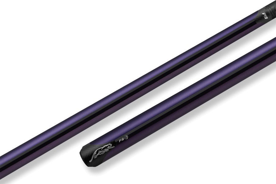 Billardqueue, Pool, Predator P3 Revo Purple NW, Uni-Loc, Z-3 Oberteil, schwarzer dünner Ring, 30 inch UL