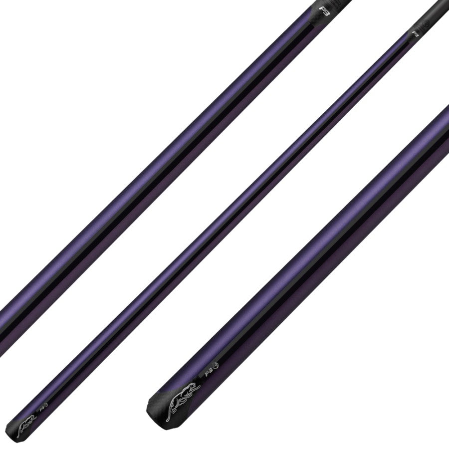 Billardqueue, Pool, Predator P3 Revo Purple NW, Uni-Loc, 314-3 Oberteil, schwarzer Ring, UL