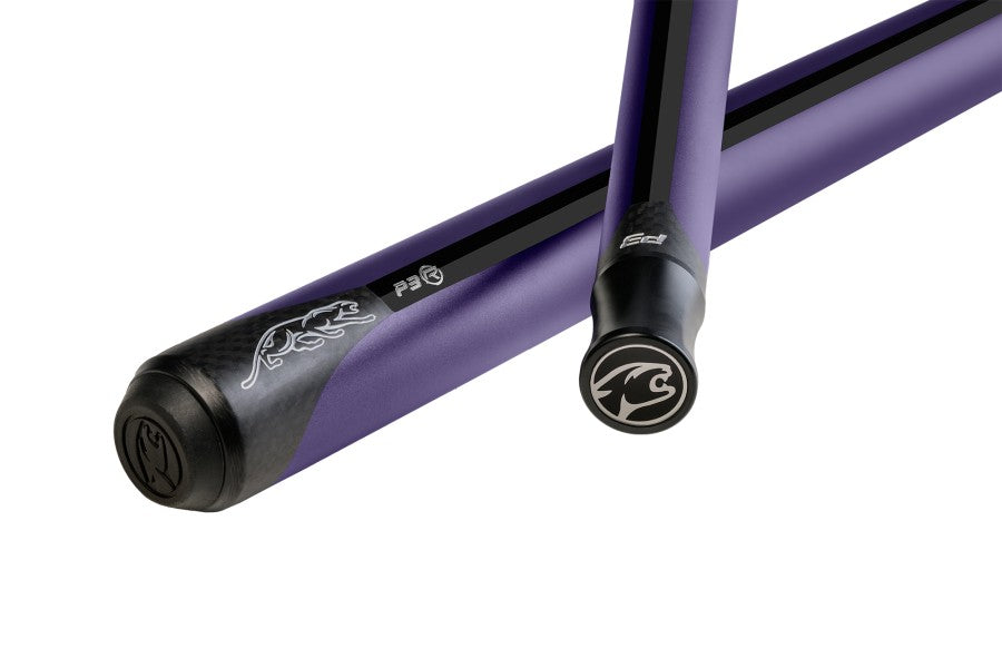 Billardqueue, Pool, Predator P3 Revo Purple NW, Uni-Loc, Revo Oberteil, Black Vault Plate, 11,8 mm UL