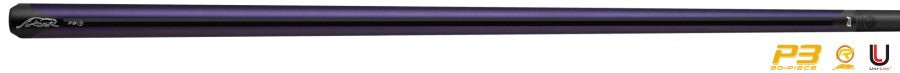 Billardqueue, Pool, Predator P3 Revo Purple NW, Uni-Loc, Revo Oberteil, Black Vault Plate, 12,9 mm, 30 inch UL