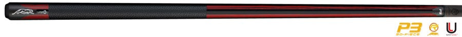 Billardqueue, Pool, Predator P3 Revo Red Tiger LL, Uni-Loc, Revo Oberteil, White Vault Plate, 12,4 mm, 30 inch UL