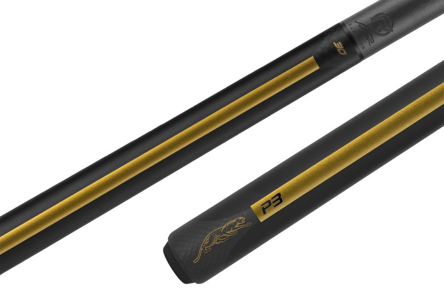 Billardqueue, Pool, Predator P3 Racer Gold NW, Uni-Loc, Z-3 Oberteil, schwarzer Ring, UL