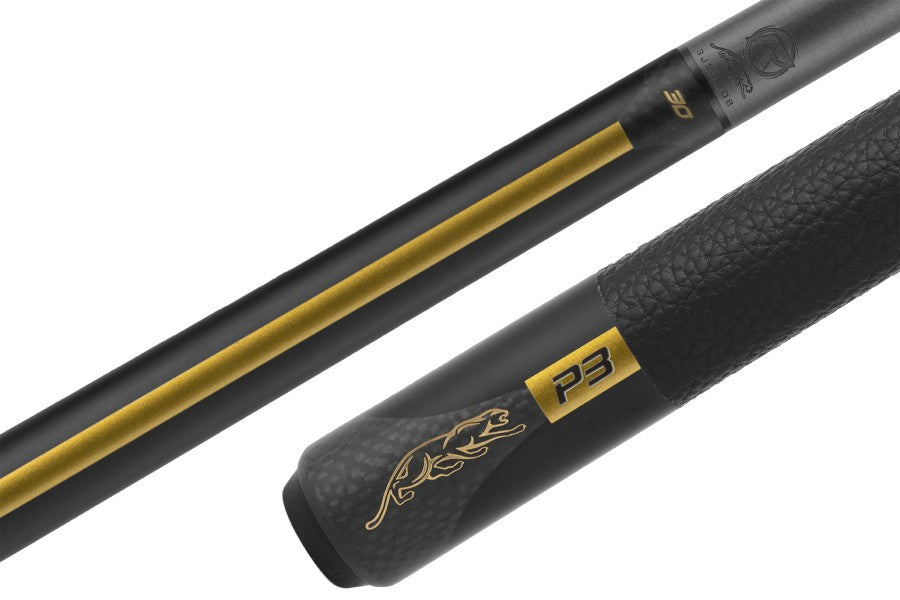 Billardqueue, Pool, Predator P3 Racer Gold LL, Uni-Loc, Revo Oberteil, Black Vault Plate, 12,9 mm UL