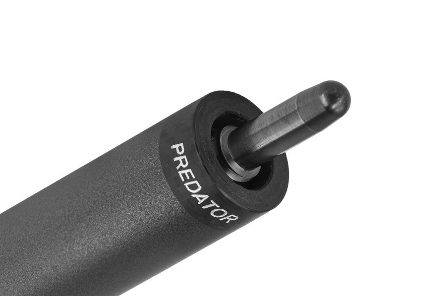 Billardqueue, Pool, Predator P3 Metallic Grey NW, Uni-Loc, Z-3 Oberteil, schwarzer dünner Ring, 30 inch UL