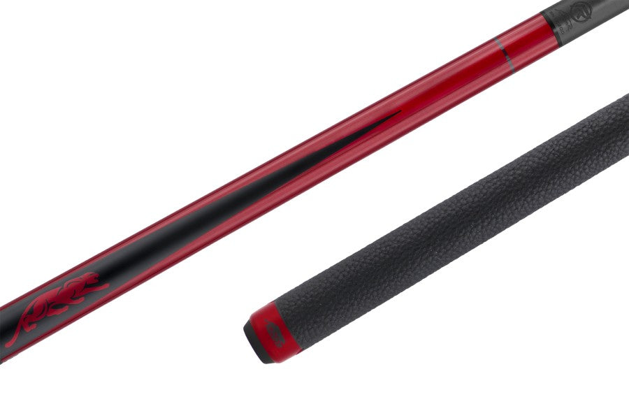 Billardqueue, Pool, Predator SP2 Metallic Red 2, Uni-Loc, Revo Oberteil, White Vault Plate, 12,9 mm UL