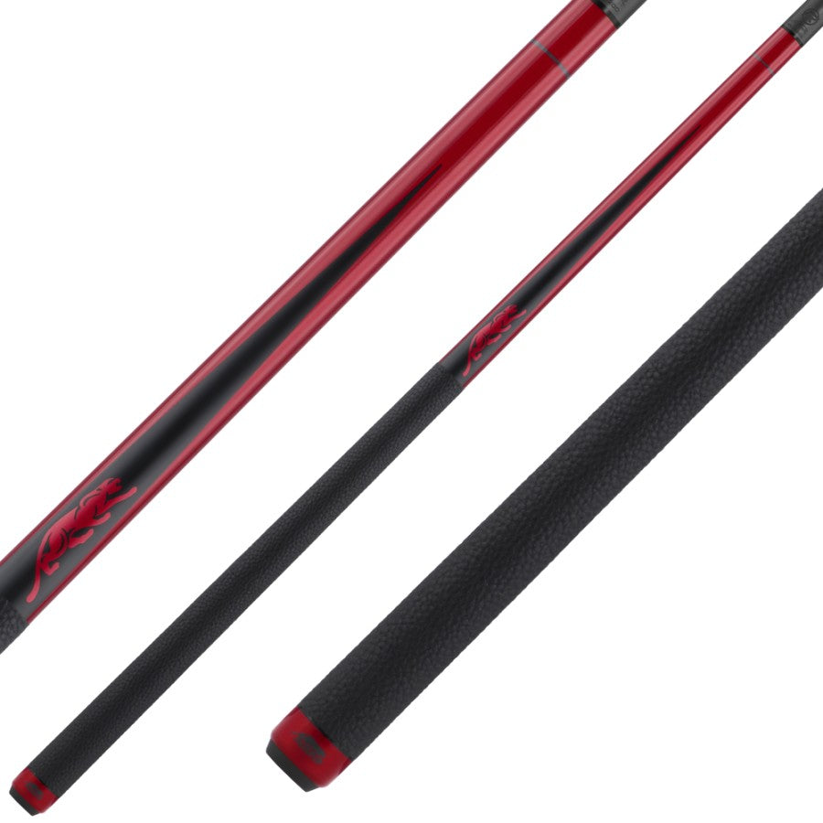Billardqueue, Pool, Predator SP2 Metallic Red 2, Uni-Loc, Revo Oberteil, Black Vault Plate, 12,4 mm UL