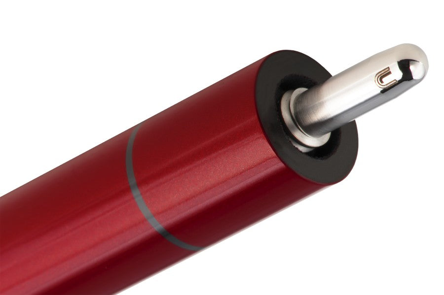 Billardqueue, Pool, Predator SP2 Metallic Red 2, Uni-Loc, 314-3 Oberteil, schwarzer Ring, UL