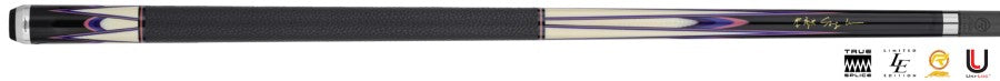 Billardqueue, Pool, Predator Sang Lee Series 2 SL2-1, Radial, Centro Oberteil, schwarzer dünner Ring, 12,4 mm RAD