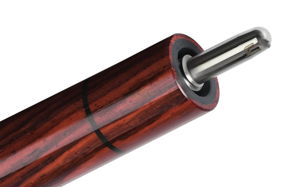 Billardqueue, Pool, Predator SP2 Cocobolo 2, Uni-Loc, Z-3 Oberteil, schwarzer dünner Ring, 30 inch UL