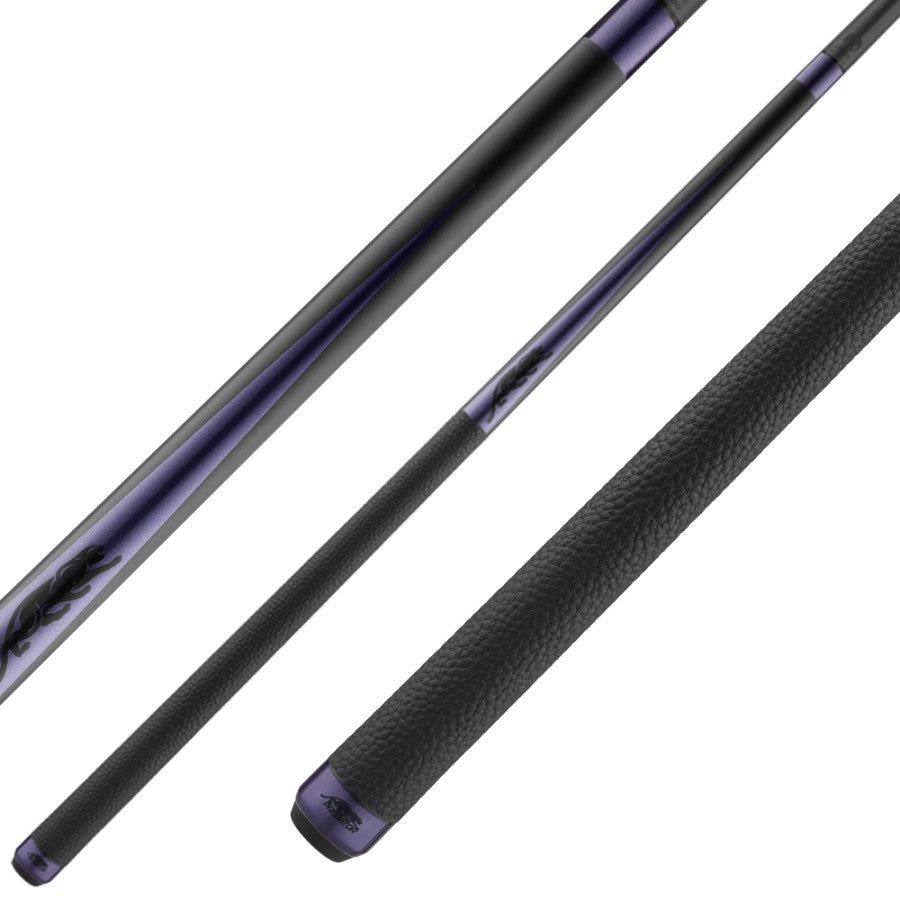 Billardqueue, Pool, Predator SP2 Metallic Purple 1, Uni-Loc, Revo Oberteil, White Vault Plate, 12,4 mm UL
