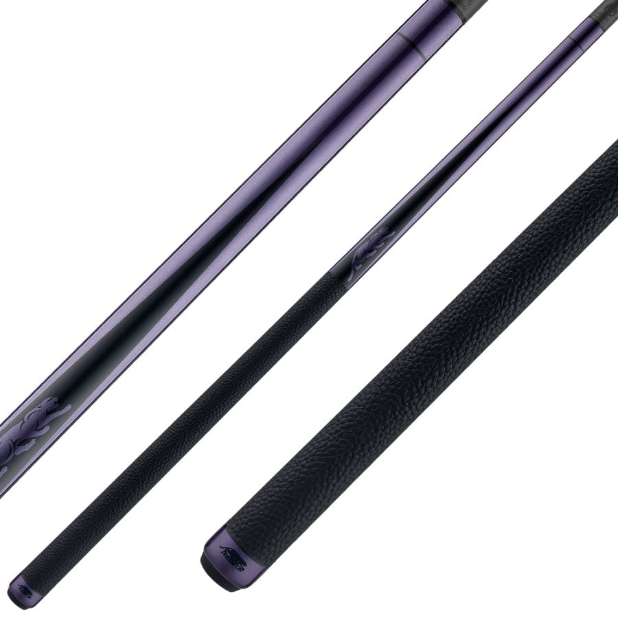 Billardqueue, Pool, Predator SP2 Metallic Purple 2, Uni-Loc, Revo Oberteil, White Vault Plate, 12,4 mm UL