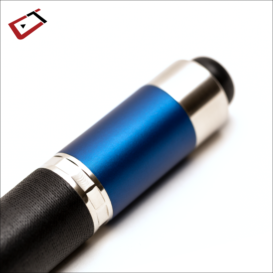 Billardqueue, Pool, Cuetec Cynergy CT-15K Carbon, sapphire-blau, 3/8x14, 12.5mm