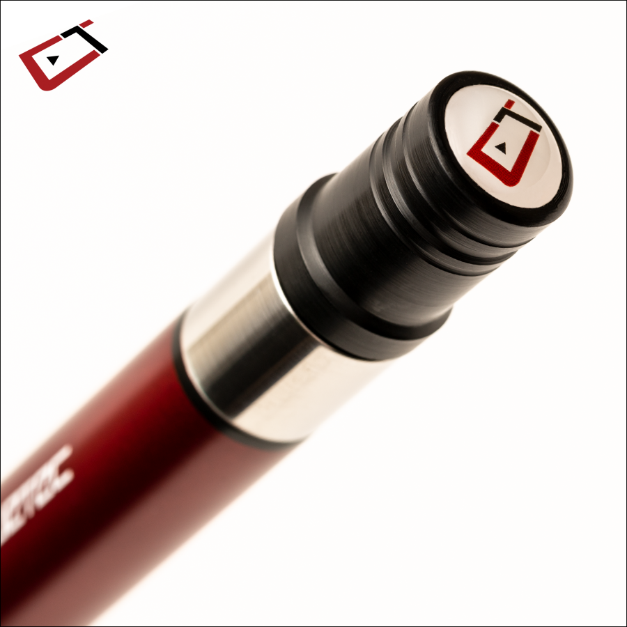 Billardqueue, Pool, Cuetec Cynergy CT-15K Carbon, rubin-rot, 3/8x14, 12.5mm
