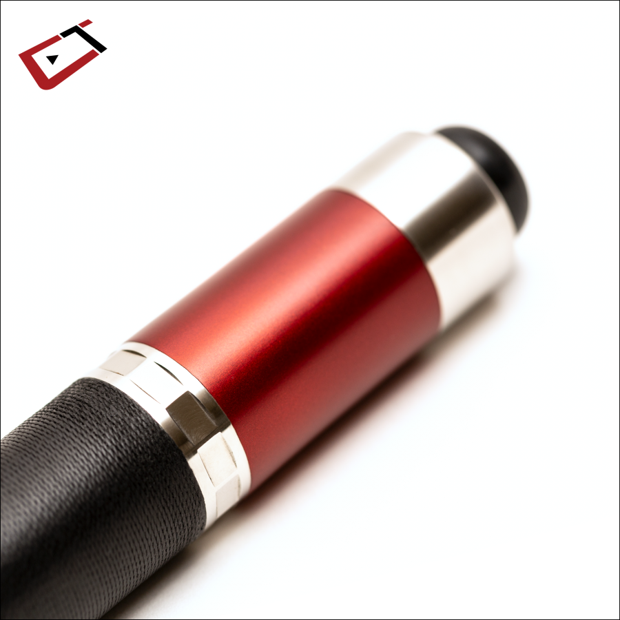 Billardqueue, Pool, Cuetec Cynergy CT-15K Carbon, rubin-rot, 3/8x14, 12.5mm