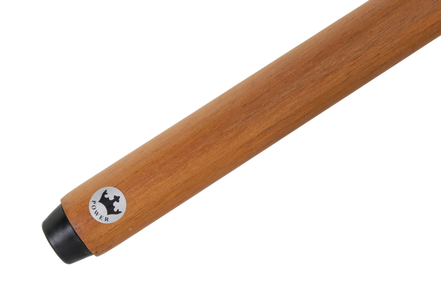 Billardqueue, Pool, Power, natur, einteilig, Schraubleder