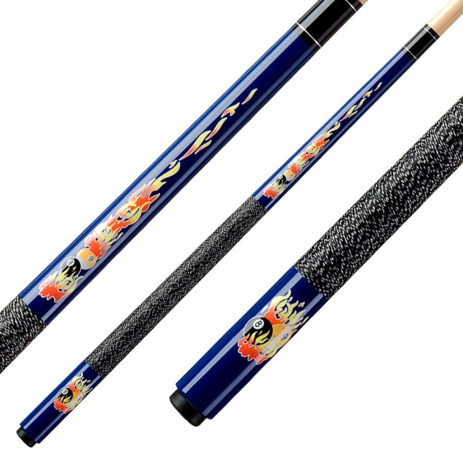 Kinderqueue, Pool, Flames CF-01, 123 cm, blau, 5/16x18