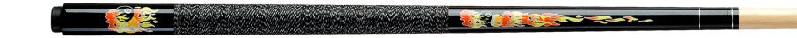 Kinderqueue, Pool, Flames CF-02, 123 cm, schwarz, 5/16x18