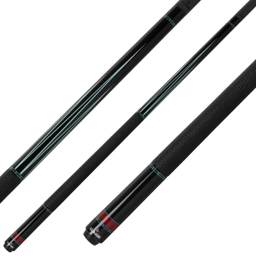 Billardqueue, Pool, Classic Speed C-01, Carbon, Ledergriffband, passend zu Uni-Lock