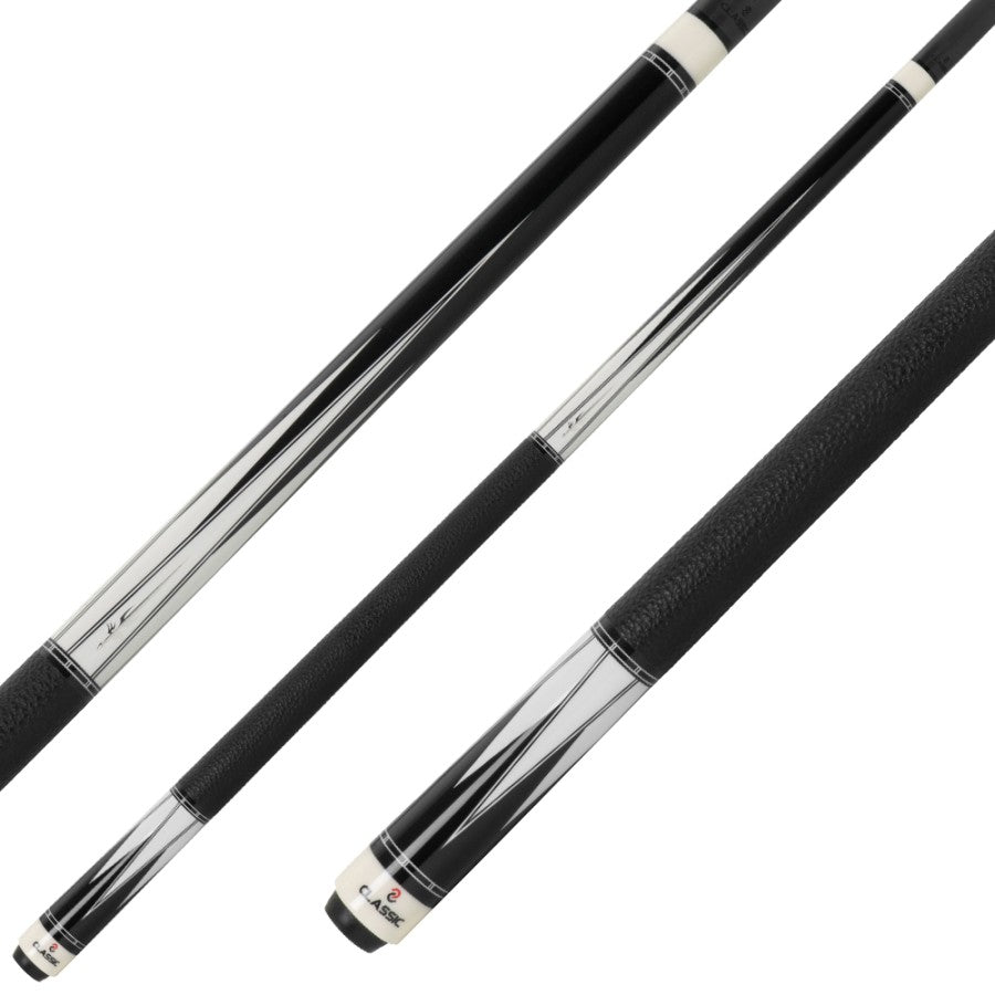 Billardqueue, Pool, Classic Speed C-03, Carbon, Ledergriffband, passend zu Uni-Lock