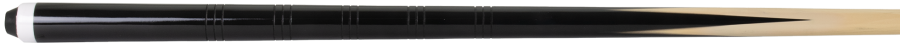 Billardqueue, Pool, Stella, für Kinder, 120 cm, natur, einteilig, Schraubleder