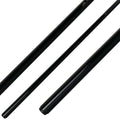 Billardqueue, Pool, RHINO Carbon, schwarz, einteilig, Klebeleder