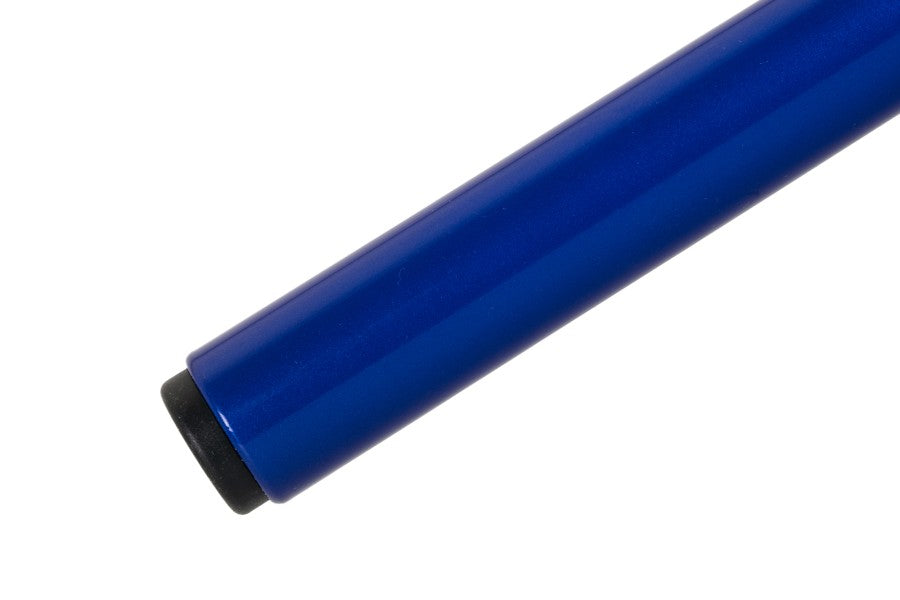 Billardqueue, Pool, RHINO Carbon, blau, einteilig, Klebeleder