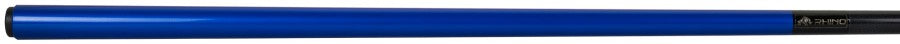 Billardqueue, Pool, RHINO Carbon, blau, einteilig, Klebeleder