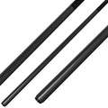 Billardqueue, Pool, RHINO Carbon, grau, einteilig, Klebeleder