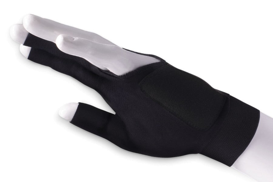 Handschuh, Poison Camo 3-Finger, schwarz-rot, für linke Hand, S&M