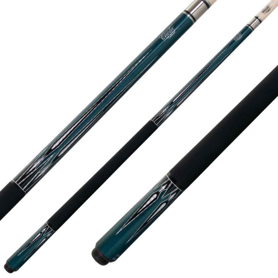 Billardqueue, Pool, Cuetec Cobra C-2, blau, 3/8x14
