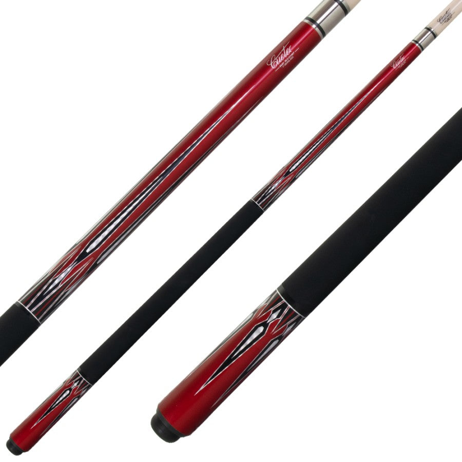 Billardqueue, Pool, Cuetec Cobra C-3, rot, 3/8x14