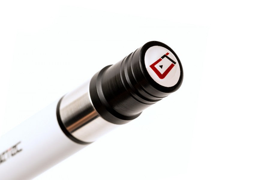 Billardqueue, Pool, Cuetec Cynergy CT-15K Carbon, glänzend-weiß, 3/8x14, 12.5mm