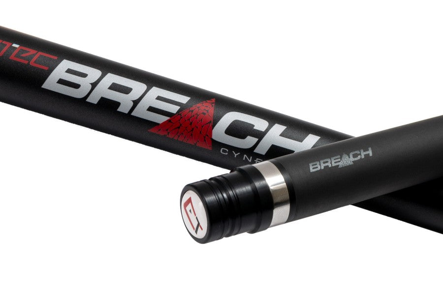Billardqueue, Pool, Cuetec "Breach" Cynergy CT-15K Carbon Break, metallic-schwarz, 3/8x14