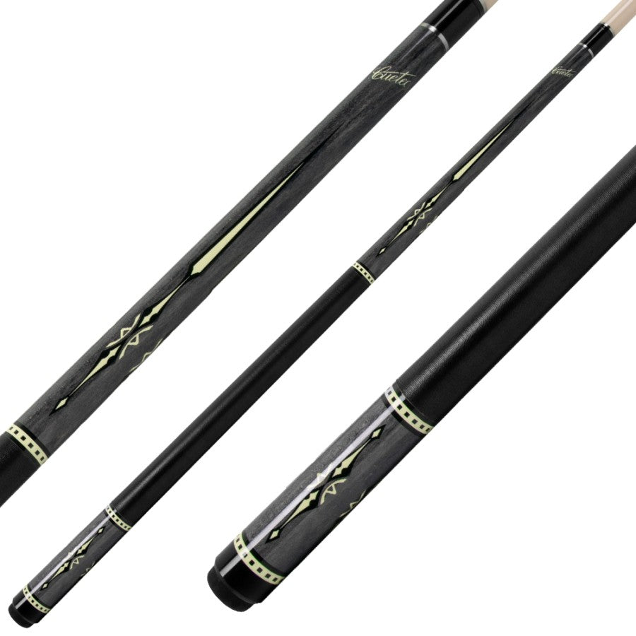 Billardqueue, Pool, Cuetec Warrior, grau, 3/8x14